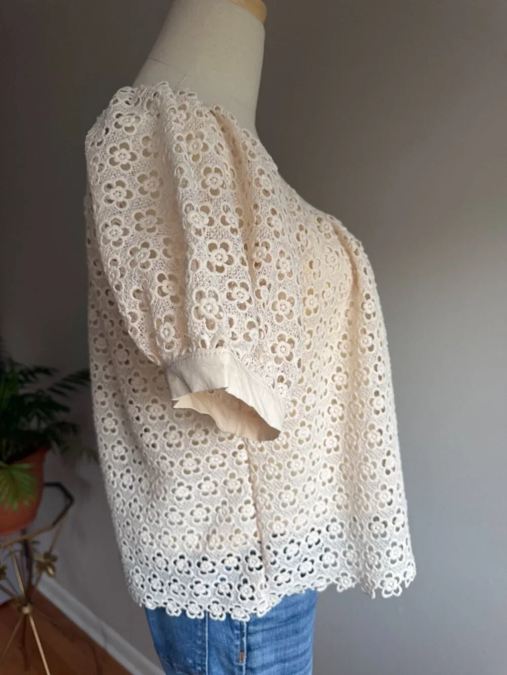 Anthropologie stunning cream